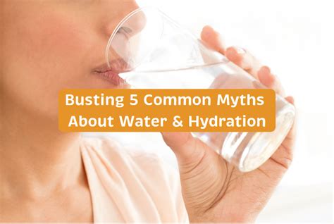 Common Myths About Hyydration
