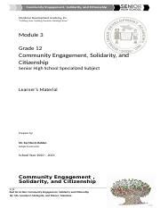Community Engagement