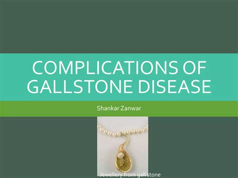 Complications of Gallstone