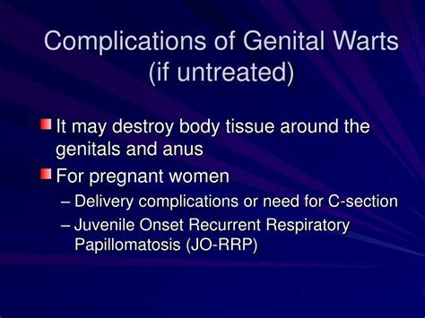 Complications of Untreated