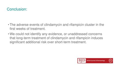 Conclusion Clindamycin Treatment