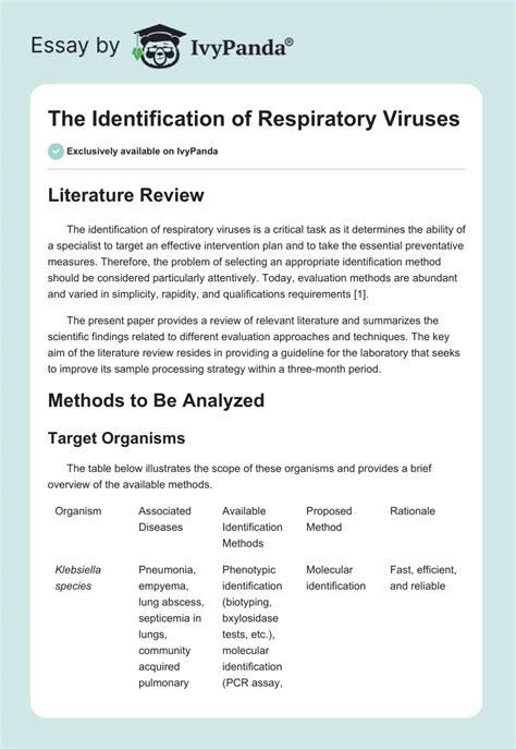 Conclusion Respiratory Viruses