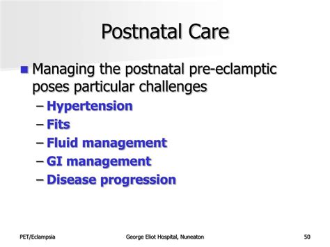 Conclusion and Next Steps for Post-Natal Pre-Eclampsia