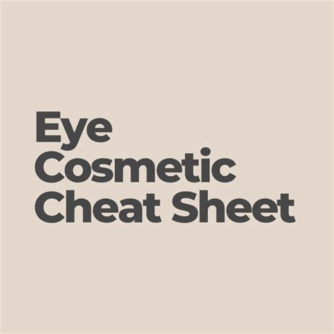 Cosmetic Considerations