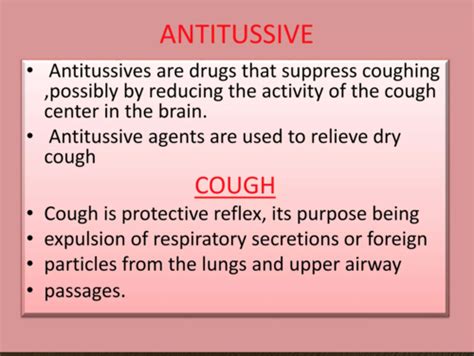 Cough Suppressant Final Thoughts