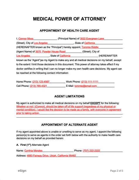 Create Medical Power of Attorney