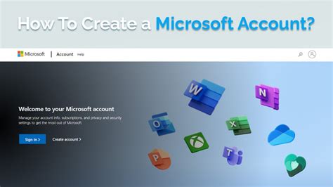 Creating An Account