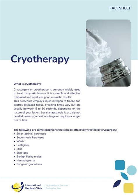 Cryotherapy