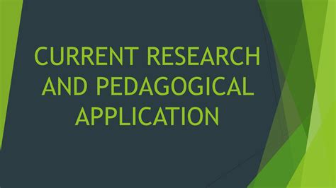 Current Research and Future Directions