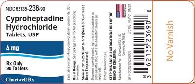 Cyproheptadine Precautions