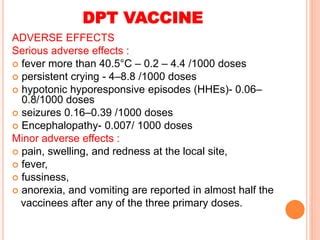 DPT Vaccine Side Effects