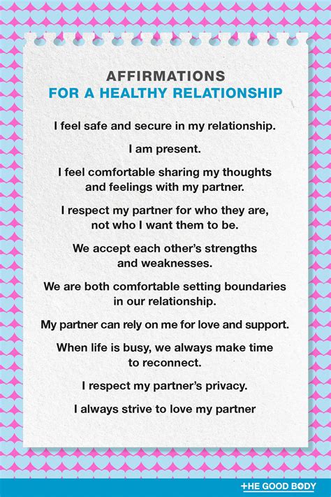 Daily Affirmations for Relationships and Love