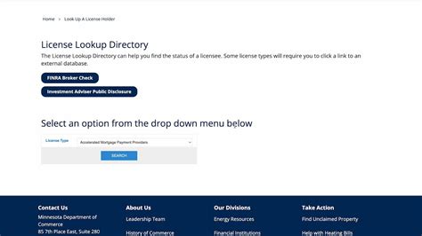 Dc License Lookup Tool