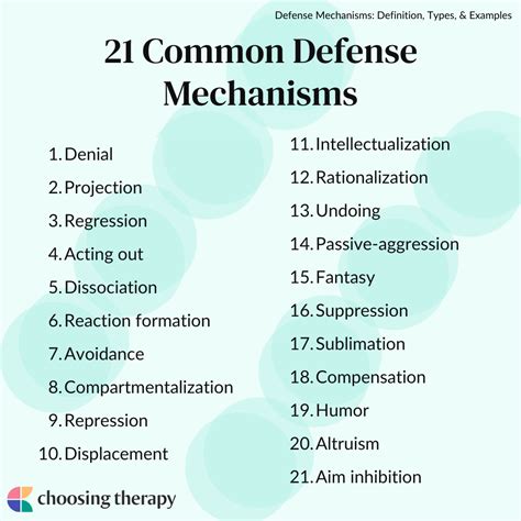 Defensive Mechanisms