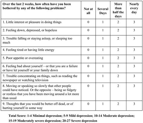 Depression Screening Test