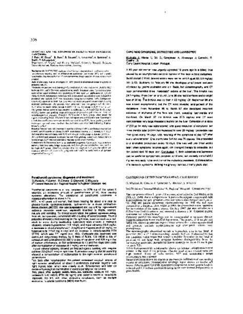 Diagnosis and Treatment