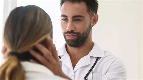 Doctor examining patient