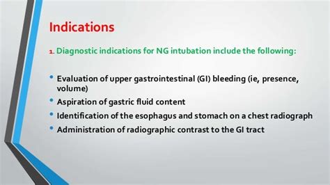 NG Tube Diagnostics