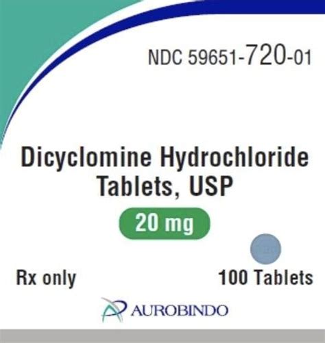 Dicyclomine 20mg