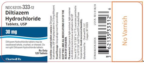 Diltiazem Precautions