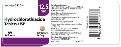 HCTZ dosage