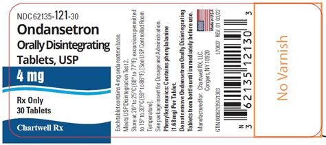 Dosage and Administration of Ondansetron 4mg Orally Disintegrating Tablet