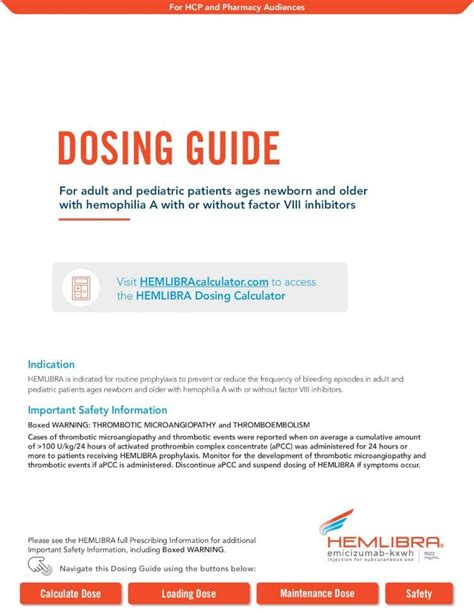 Dosing and Administration