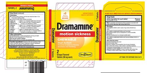 Dramamine Dosage and Administration