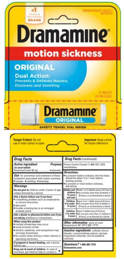 Dramamine Interactions with Other Medications
