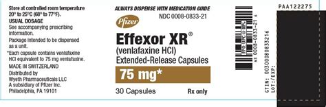 Effexor XR interactions