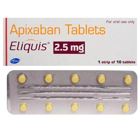 Eliquis 2.5 Mg Overdose