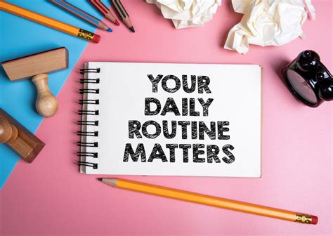 Establishing a Daily Routine