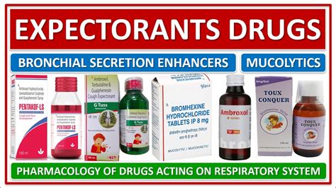 Expectorants Medications