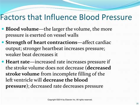Factors that Influence Blood Pressure