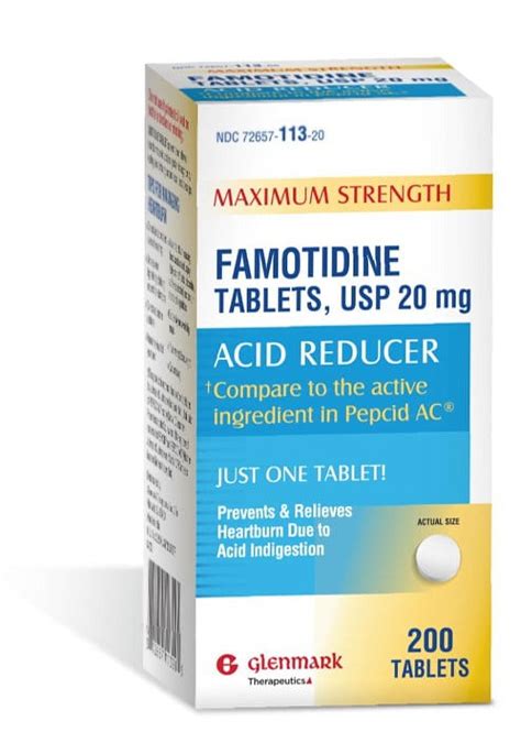 Famotidine 20mg Tablets Relief