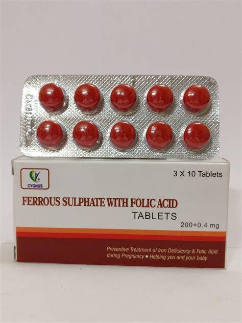 Ferrous Sulfate Work