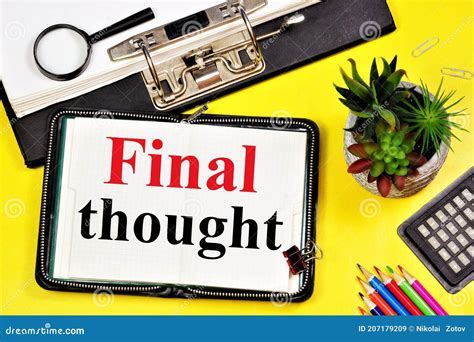 Final Thoughts