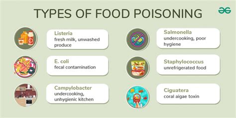 Types of Food Poisoning