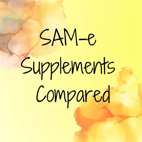 Future of Sam E Supplements