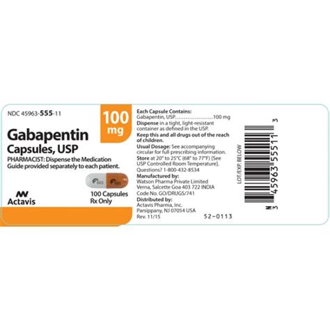 Gabapentin 100mg Future Directions