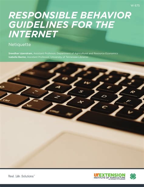 Guidelines for Responsible Use