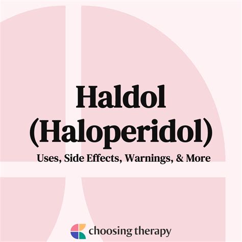 Haldol Long-Term Side Effects