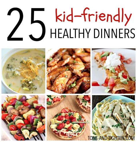 Healthy Kid Friendly Dinner