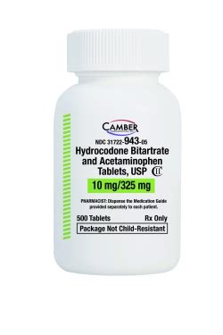 Hidrocodona Acetaminofén 10-325