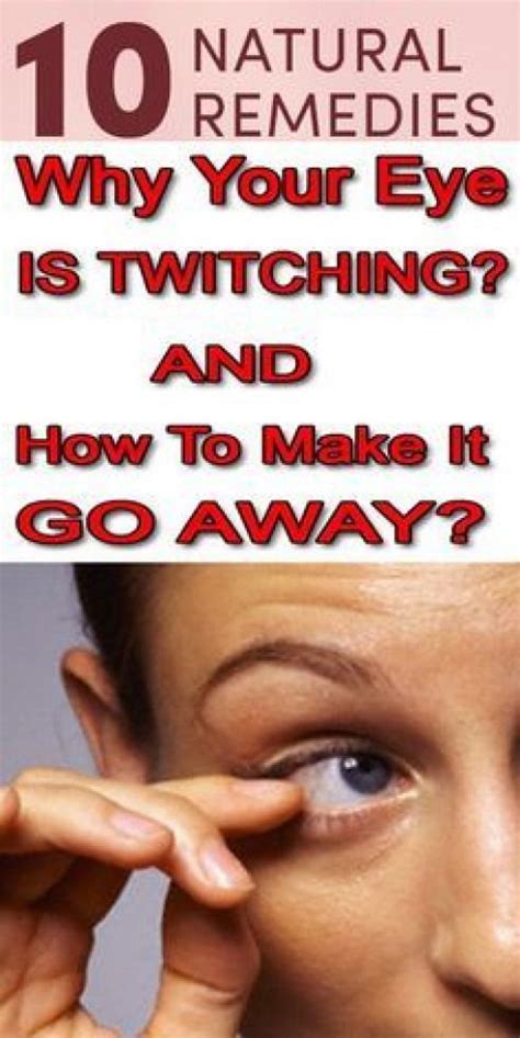 Home Remedies for Eye Twitching Top Lid