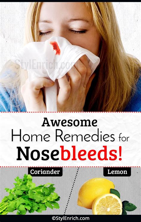 Home Remedies for Nose Bleeds