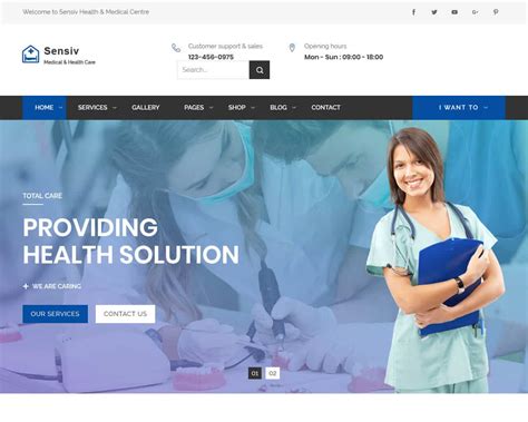 Hospital and Clinic Websites