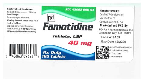 How Famotidine 40mg Works