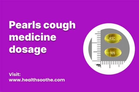 How Pearls Cough Syrup Works