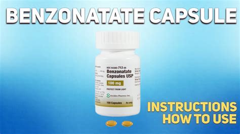 How to Take Benzonatate